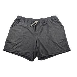 True classic men's shortie shorts drawstring waist lounge zip pocket 5" inseam